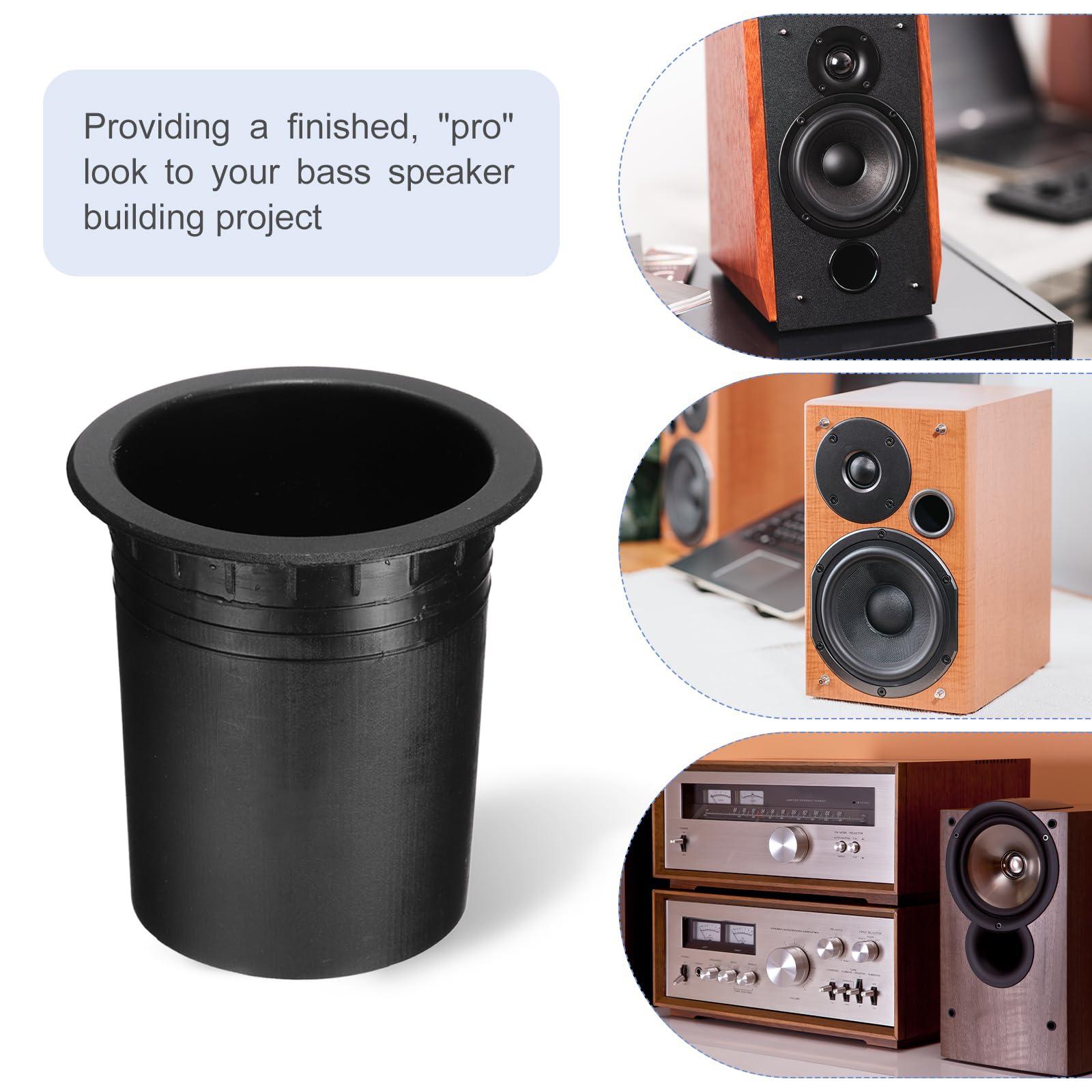 Amazon.com: uxcell 70mm x 88mm Speaker Port Tube Subwoofer Tube